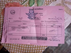 The new Chumnubri Rural Municipality Permit for Manaslu