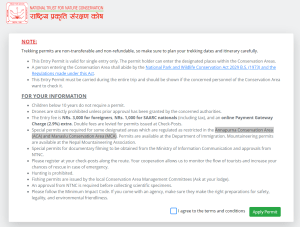 NTNC Online E-Permit